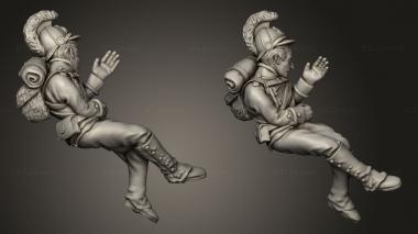 Military figurines Casualties WB 3d model