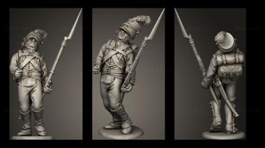 Military figurines Casualties WB 3d model