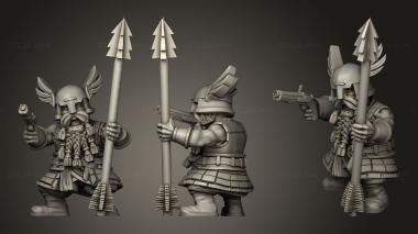 Military figurines Catapult and Ballista Crew 3d model