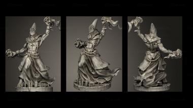 Military figurines Dark Acolytes Acolyte 3d model