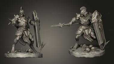 Military figurines The Phalanx Phalan 3d model