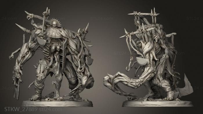 Military figurines (The Torment collective, STKW_27889) 3D models for cnc