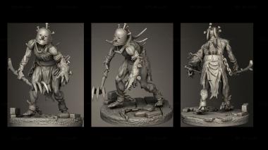 Military figurines Tormented Souls 3d model