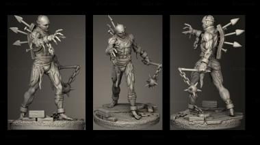 Military figurines Tormented Souls 3d model