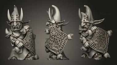 Military figurines Goblin 3d model
