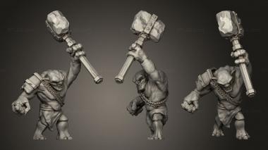 Military figurines Troll Modular 3d model