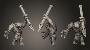 Military figurines Troll Modular 3d model