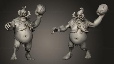 Military figurines trolls troll 3d model