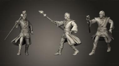 Military figurines Earth Wizard 3d model