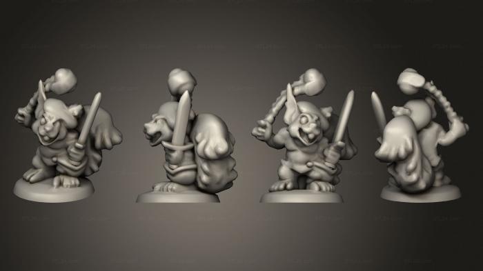 Military figurines (Army Verman Sling Champion 1, STKW_2793) 3D models for cnc