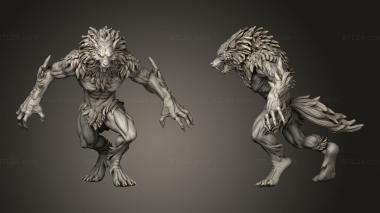 Military figurines Werewolf Brute 3d model