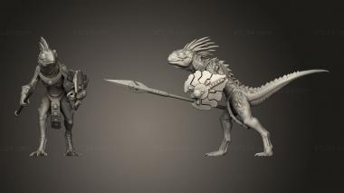 Military figurines Raptor 3d model