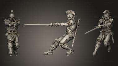 Military figurines Cedric Cedrics 3d model
