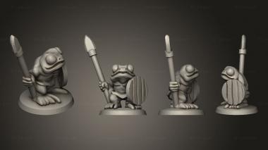 Military figurines Army Verman Spear 2 3d model