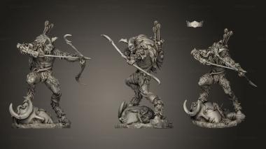 Military figurines Childrens Hunter 3d model