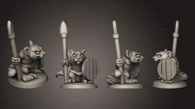 Military figurines Army Verman Spear 4 3d model