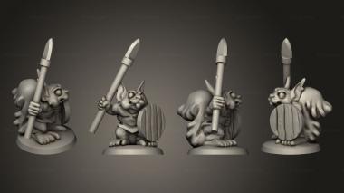 Military figurines Army Verman Spear 5 3d model