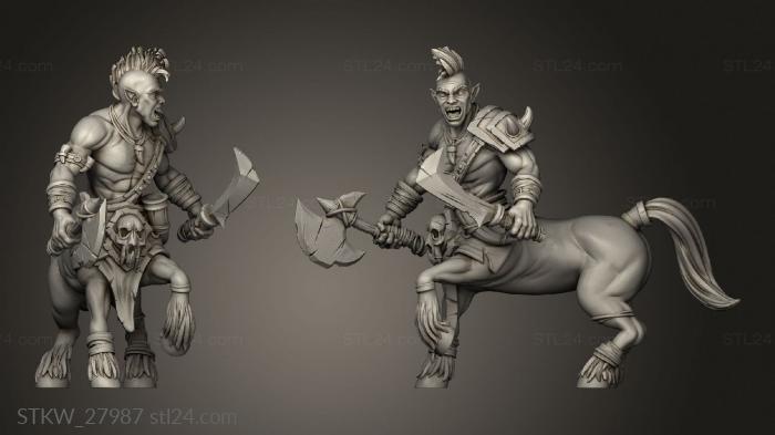Military figurines (Centaur, STKW_27987) 3D models for cnc