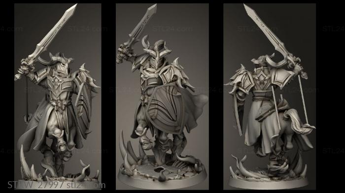 Military figurines (Centaur Knight, STKW_27997) 3D models for cnc