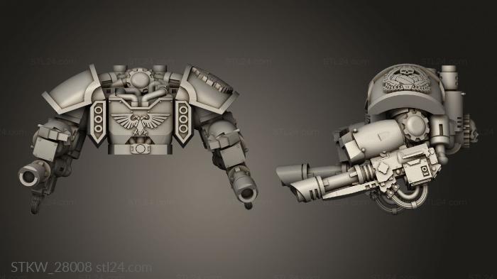 Military figurines (Centurion Ball Blank Torso CC, STKW_28008) 3D models for cnc