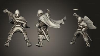 Military figurines Spanish Bearer 3d model