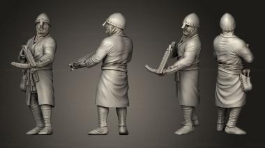Military figurines Spanish Crossbowman 3d model