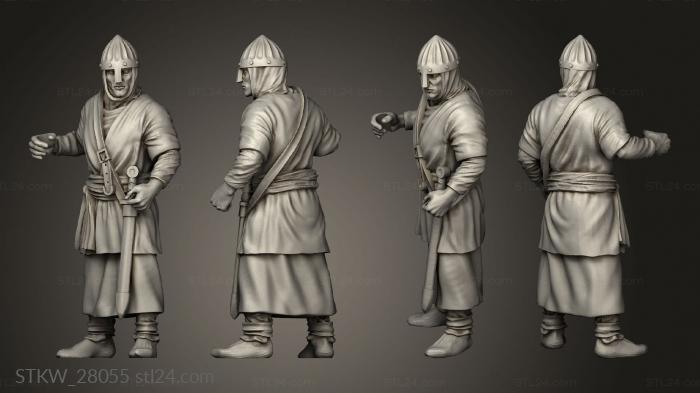 Military figurines (Spanish Speen Spear, STKW_28055) 3D models for cnc