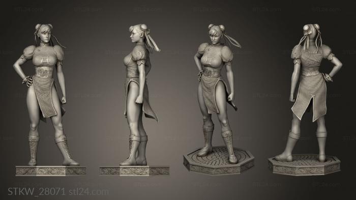 Military figurines (Ch statue the le thong Abdomen, STKW_28071) 3D models for cnc