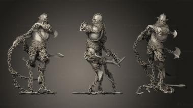 Military figurines Chain Devil Tabletop 3d model