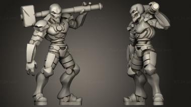 Military figurines Challenge 3d model
