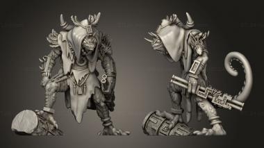Military figurines Chameleon Chief 3d model