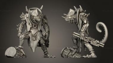 Military figurines Chameleon Chief 3d model