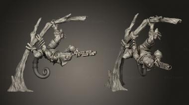 Military figurines Chameleons 3d model