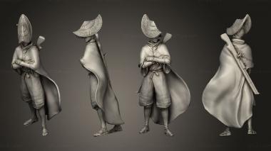 Military figurines Arquebusier Crossed Full Sup 3d model