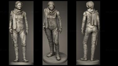 Military figurines Chani Dune 3d model