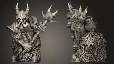 Military figurines Chaos Dwarf 3d model