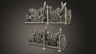Military figurines Stripe 3d model