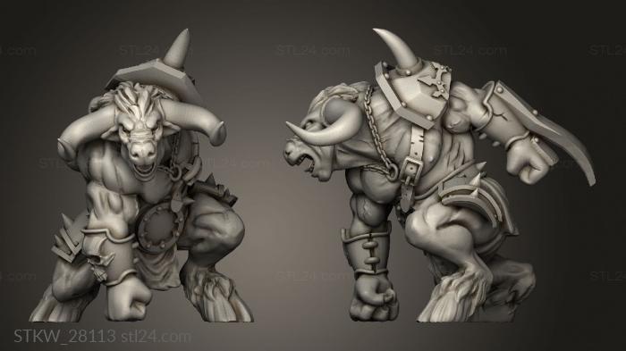 Military figurines (Mino, STKW_28113) 3D models for cnc