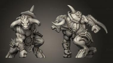 Military figurines Mino 3d model