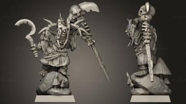 Military figurines chaman 3d model