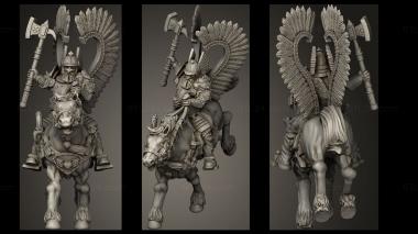Military figurines Hussar Rider 3d model