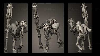 Military figurines priest 3d model