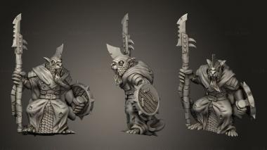Military figurines blackguard veteran 3d model