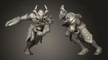 Military figurines Chaos 3d model