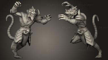 Military figurines Chaos 3d model