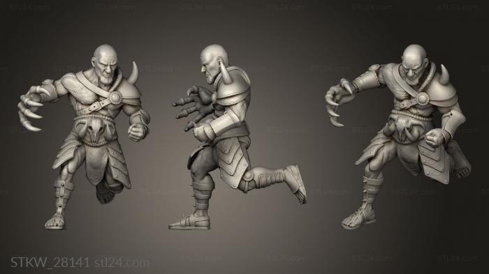 Military figurines (Chaos, STKW_28141) 3D models for cnc