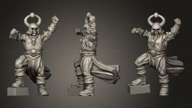 Military figurines Chaos Sorcerer 3d model