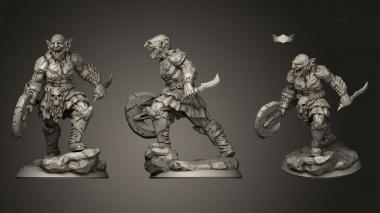 Military figurines Chaotic Goblin axe 3d model