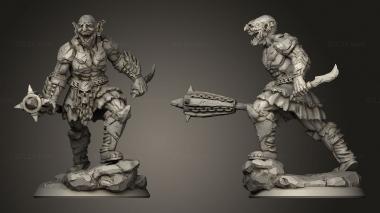 Military figurines Chaotic Goblin axe 3d model