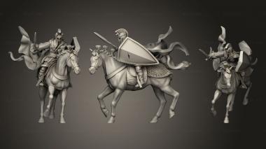 Military figurines dark myrmidon mounted 3d model
